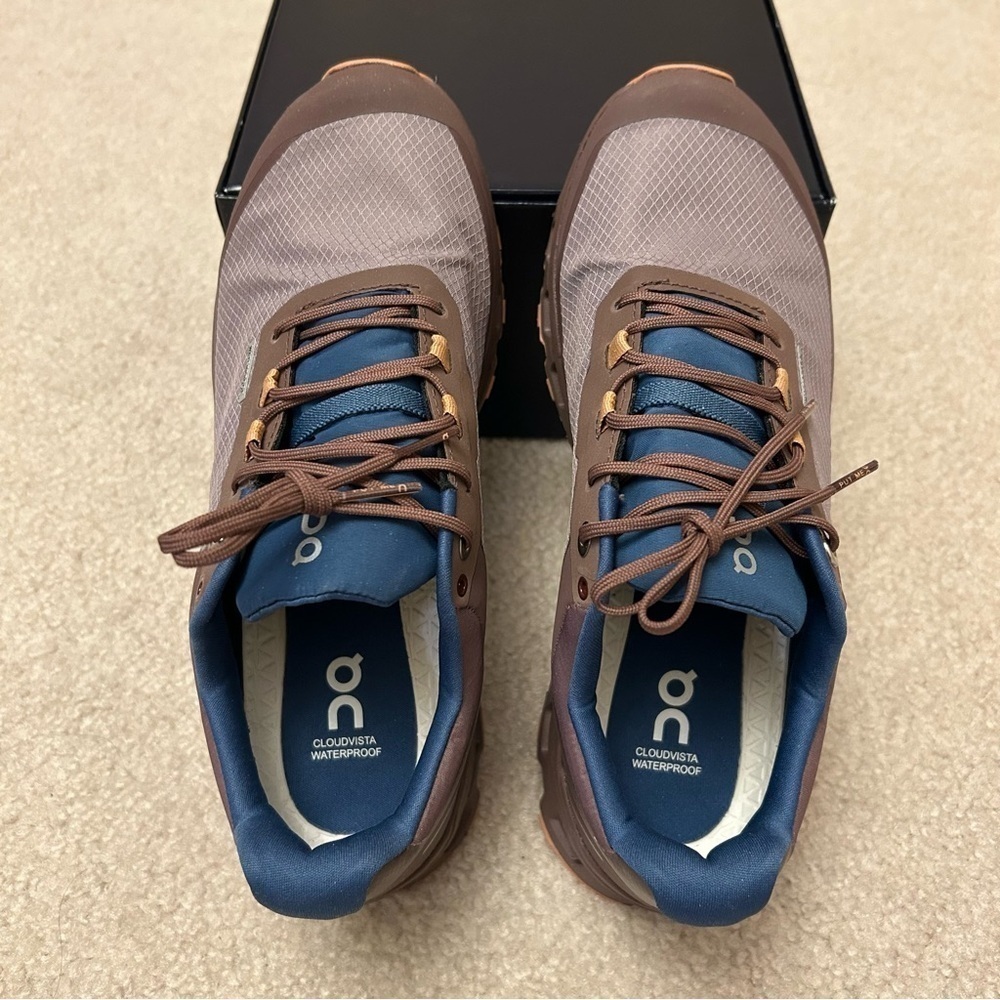On Cloudvista Waterproof in Zinc/Grape Size 7 - Picture 6 of 13